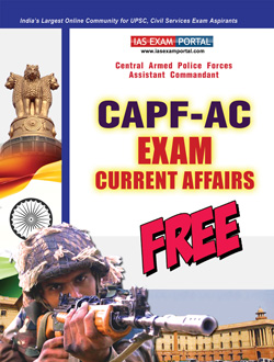 CAPF-AC Current Affairs PDF