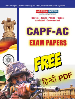 CAPF-AC PAPERS PDF